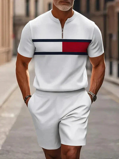 Stanisław – Dwuczęściowy męski komplet polo, który się wyróżnia
