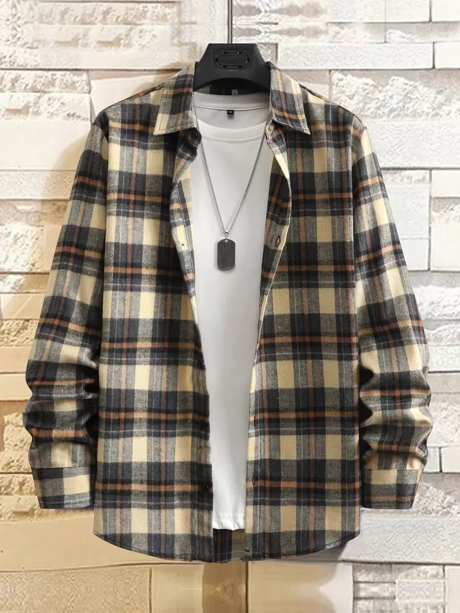 Tadeusz – Męska koszula w kratę na co dzień