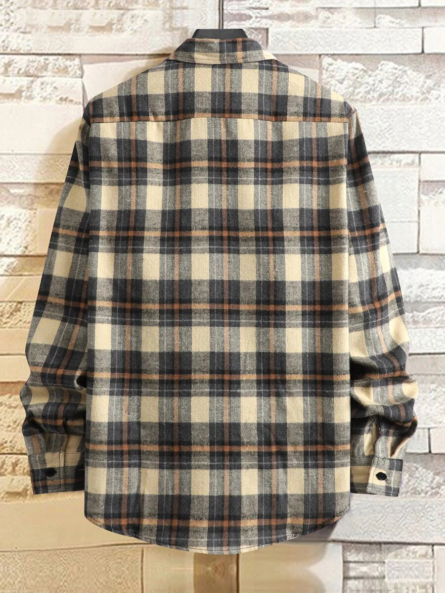 Tadeusz – Męska koszula w kratę na co dzień