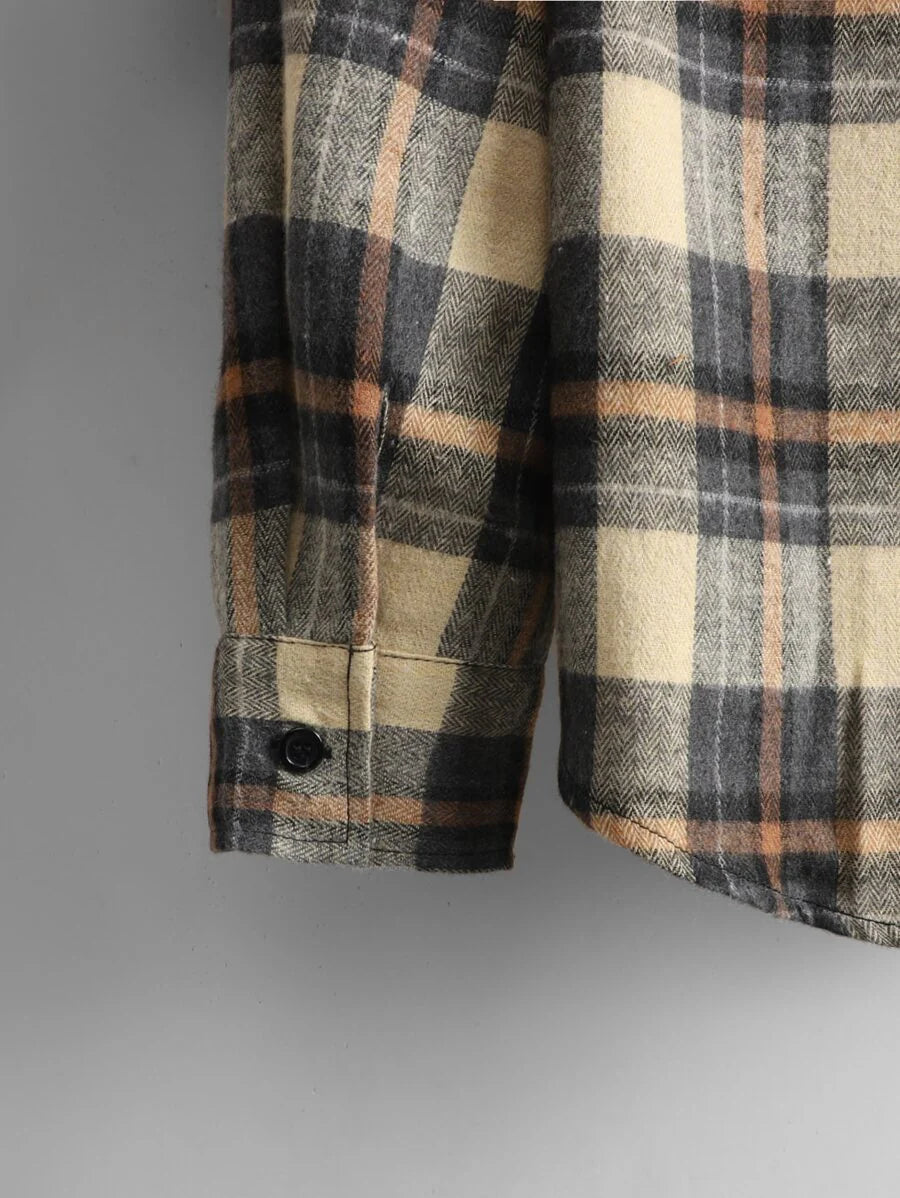 Tadeusz – Męska koszula w kratę na co dzień