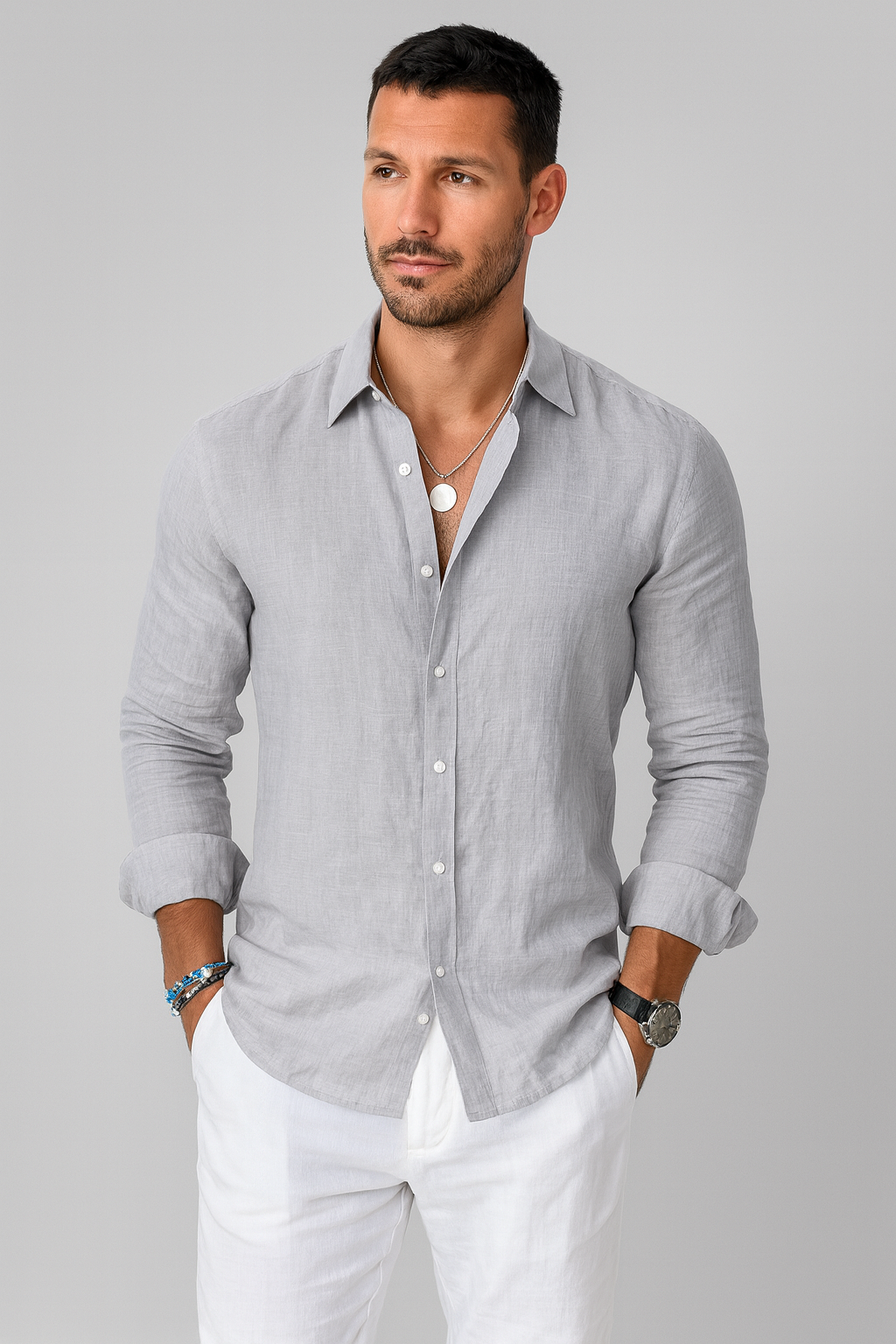 Paweł – Męska koszula casualowa z autentycznym charakterem