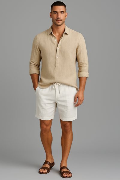 Andrzej – Męska klasyczna, chłodna, letnia koszula