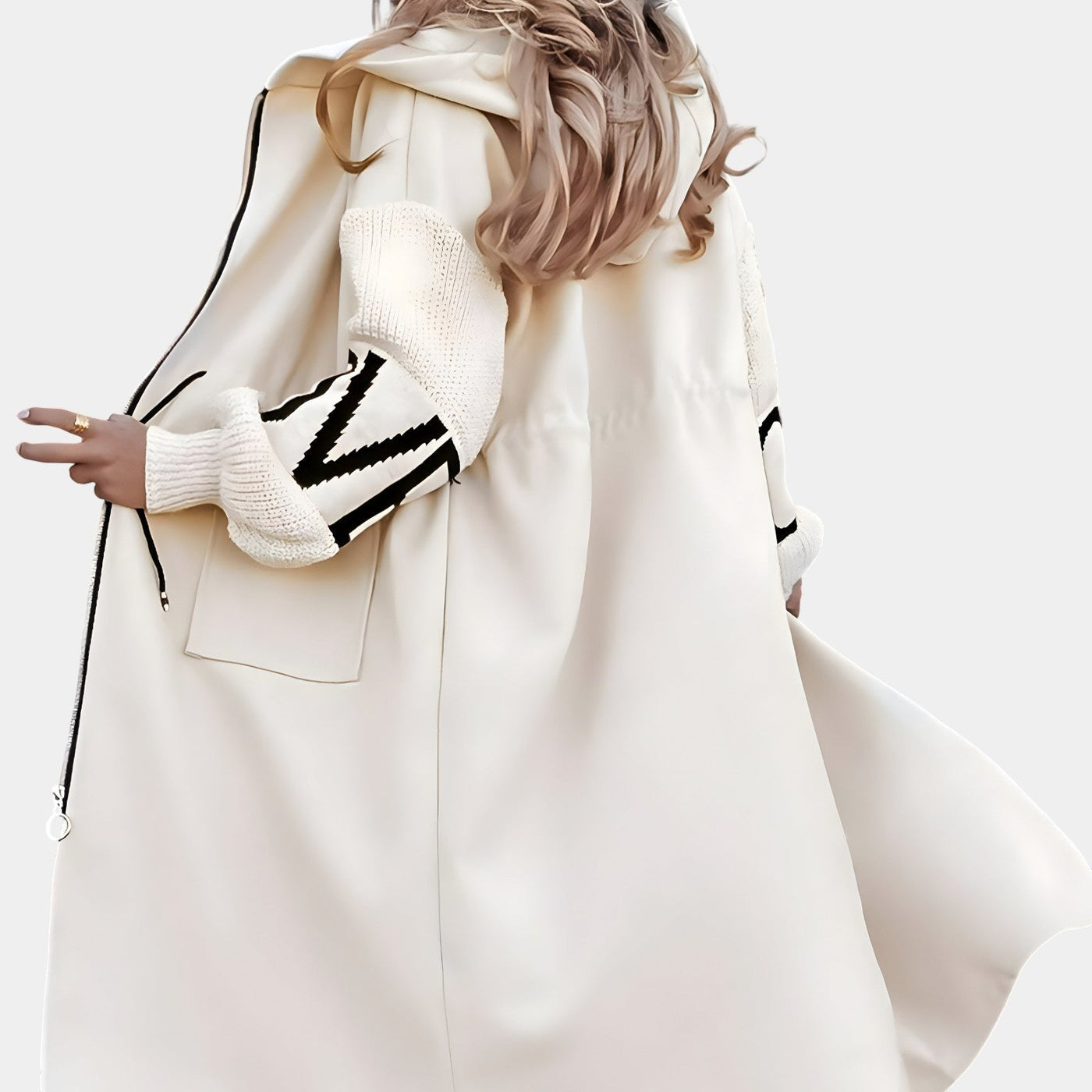 Tatiana – Długa kurtka damska o praktycznej elegancji