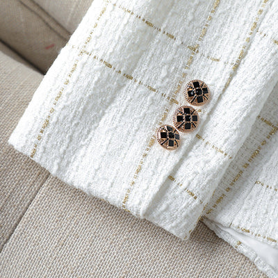 Żaneta – Marynarka damska w kratę o wyrafinowanym stylu