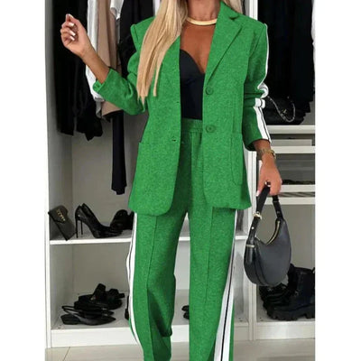 Marta – Damski casualowy strój dwuczęściowy z codziennym urokiem