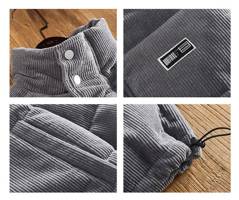 Jerzy – Męska kurtka typu bomber z sztruksu w autentycznym stylu