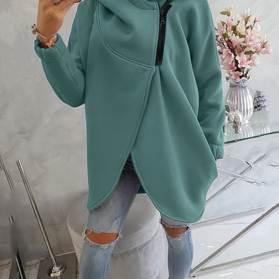 Ilona – Damska kurtka casualowa zapinana z przodu na zamek błyskawiczny