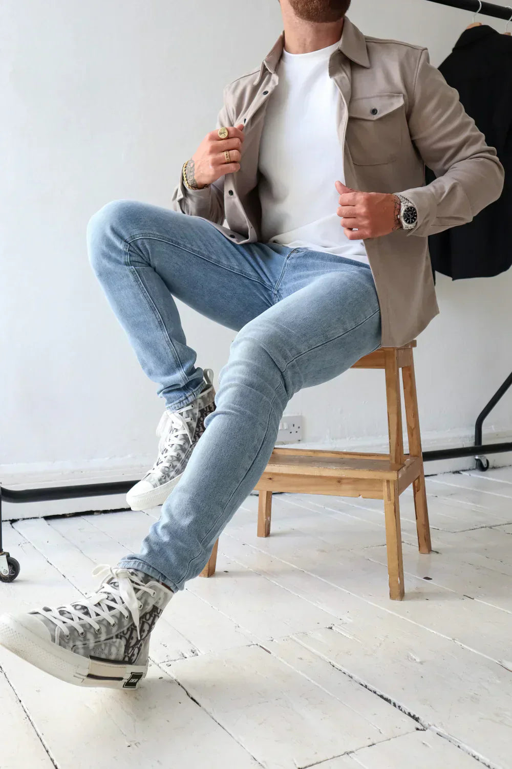 Robert – Męska ciepła koszulka na co dzień