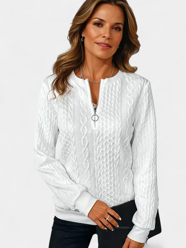 Wygląd – Elegancki i przytulny sweter damski