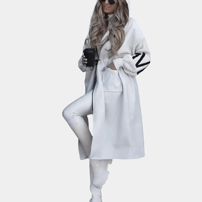 Tatiana – Długa kurtka damska o praktycznej elegancji